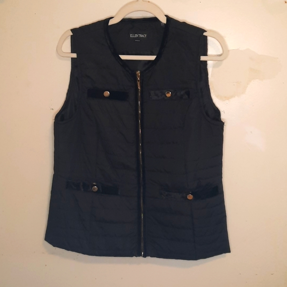 Black Ellen Tracy Vest